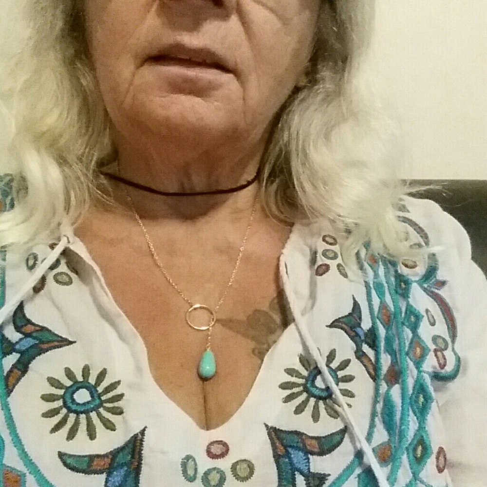 NEW Simple turquoise necklace